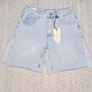 Ban.jara Split Hem Denim Shorts NWT